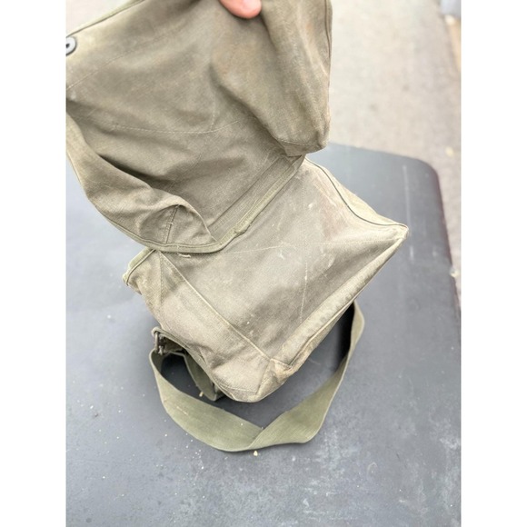 Vintage US Army Canvas Field Bag C-189 XGR Military Utility Satchel - Picture 5 of 6